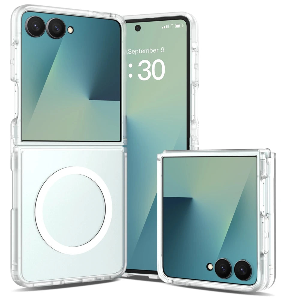 Premium Translucent Magnetic Case for Samsung Galaxy Z Flip 8