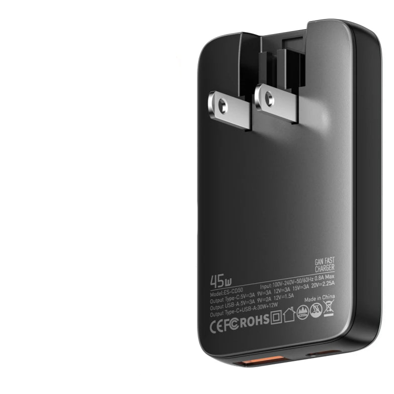 Essager Ultra-Thin 45W GaN Travel Charger