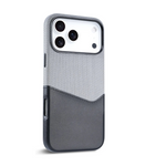 Slim Leather Card Holder Case with Raised Camera Lens Cover for iPhone 18 Series