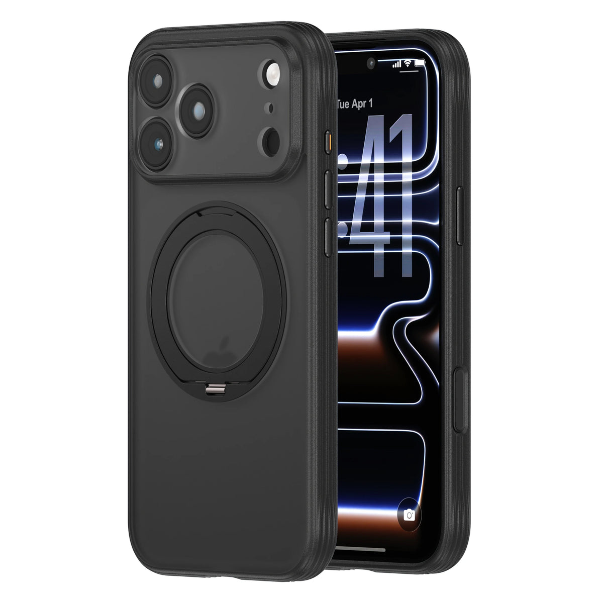 Shockproof MagSafe Case with 360-Degree Rotating Kickstand for iPhone 18 Series