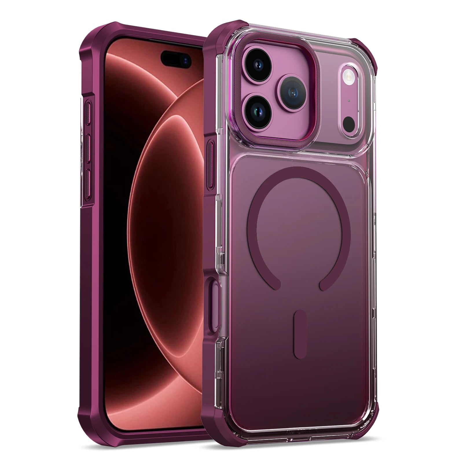 Clear MagSafe Case with Lens Ring for iPhone 18 Series