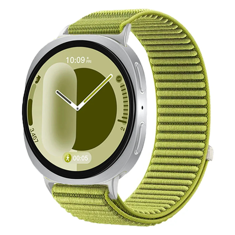 Breathable Nylon Loop Strap with Velcro Closure for Samsung Galaxy Watch 9
