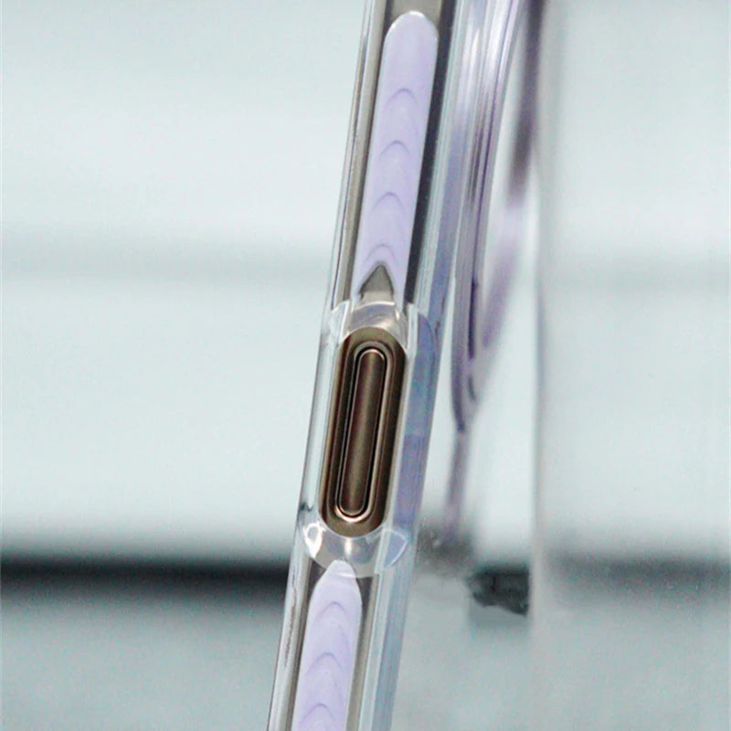 Clear MagSafe Case with 360° Rotating Kickstand for iPhone 16 Pro and iPhone 16 Pro Max