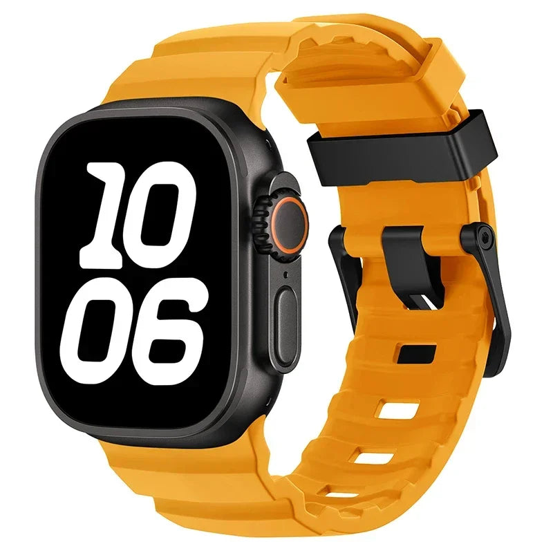 Durable Silicone Sport Strap for Apple Watch