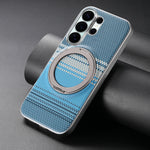 Shockproof Magnetic Gradient Case with 360° Rotating Stand for Samsung Galaxy S26 Series