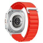 Breathable Nylon Weave Watch Band with Metal C-Hook Closure for Samsung Galaxy Watch Ultra 2
