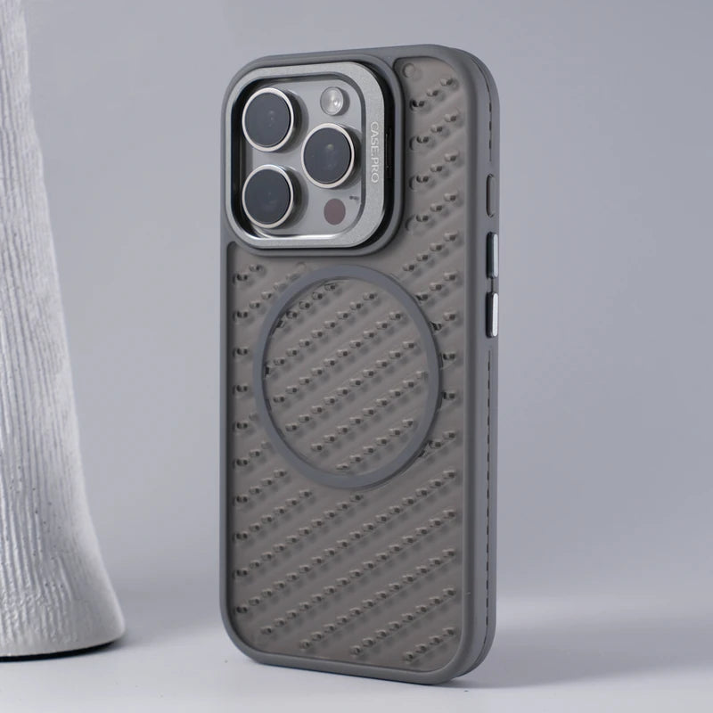 Translucent Mesh Cooling MagSafe Case for iPhone 16 Series