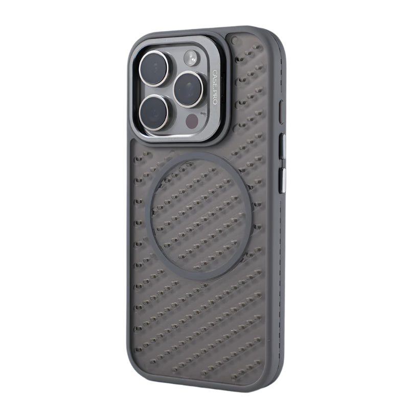 Translucent Mesh Cooling MagSafe Case for iPhone 15 Series