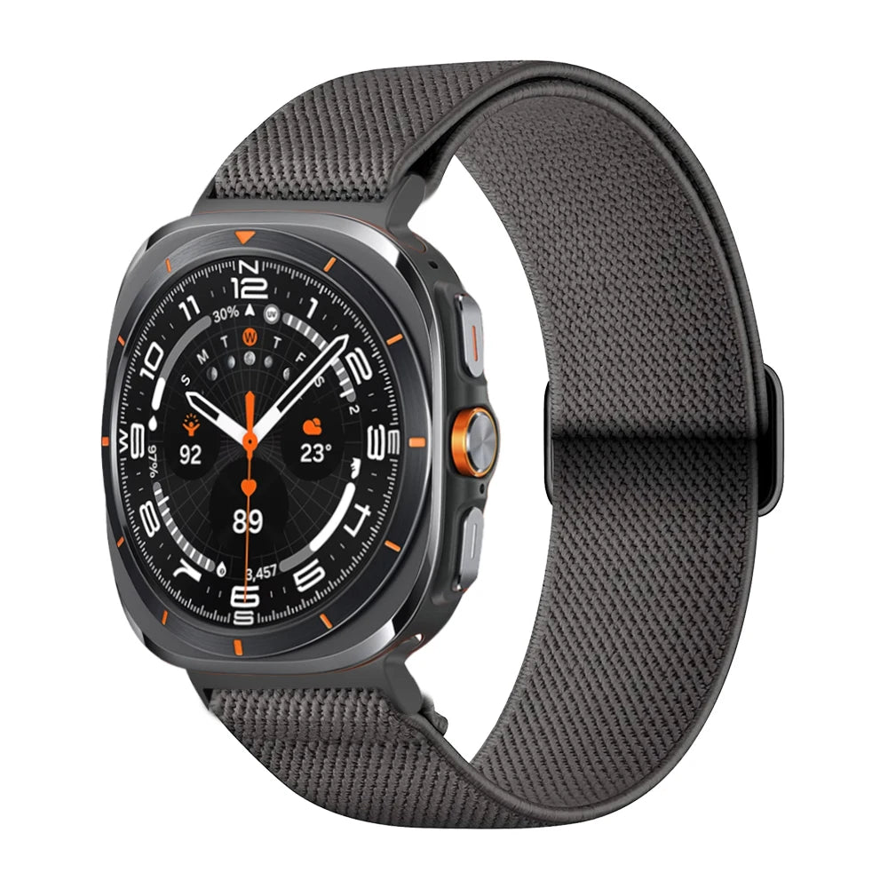Elastic Nylon Scrunchie Strap for Samsung Galaxy Watch Ultra and Samsung Galaxy Watch Ultra (2025)