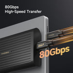 Hagibis 80Gbps M.2 NVMe SSD Enclosure