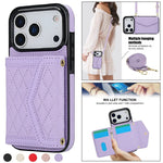 Premium Leather Crossbody Wallet Case for iPhone 17 Series