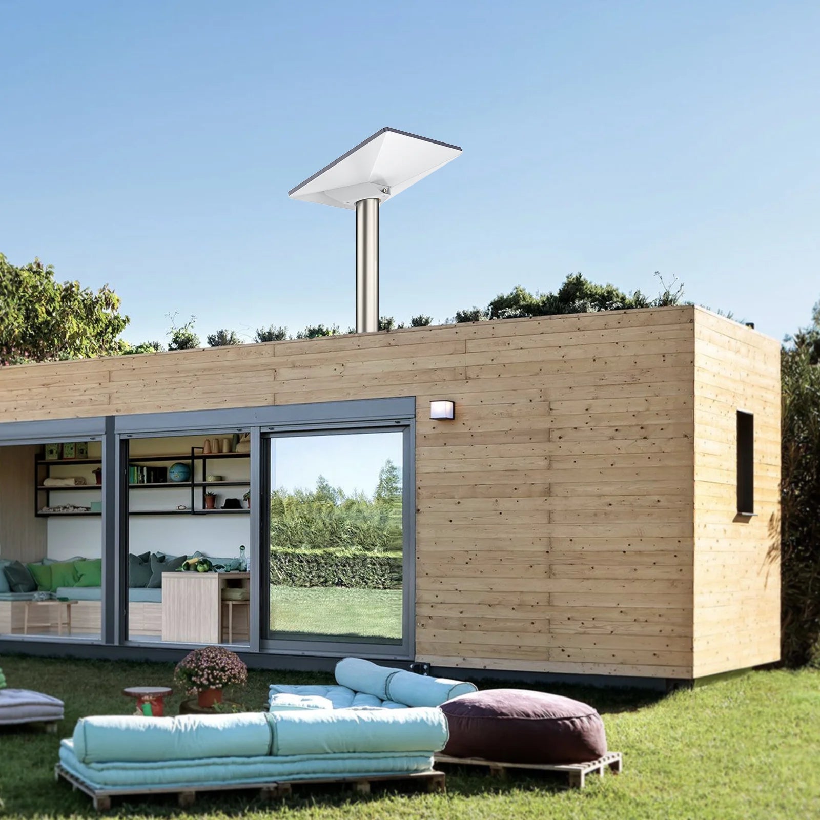 Starlink Mini Pole Mount Adapter with 20-Degree Fixed Tilt