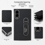 Leather Case with Ring Bracket for Samsung Galaxy Z Fold 8