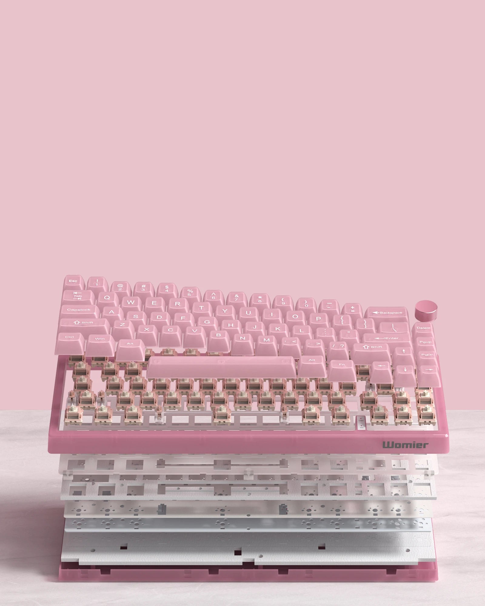 Womier VK66 PRO Gasket Mount RGB Gaming Keyboard