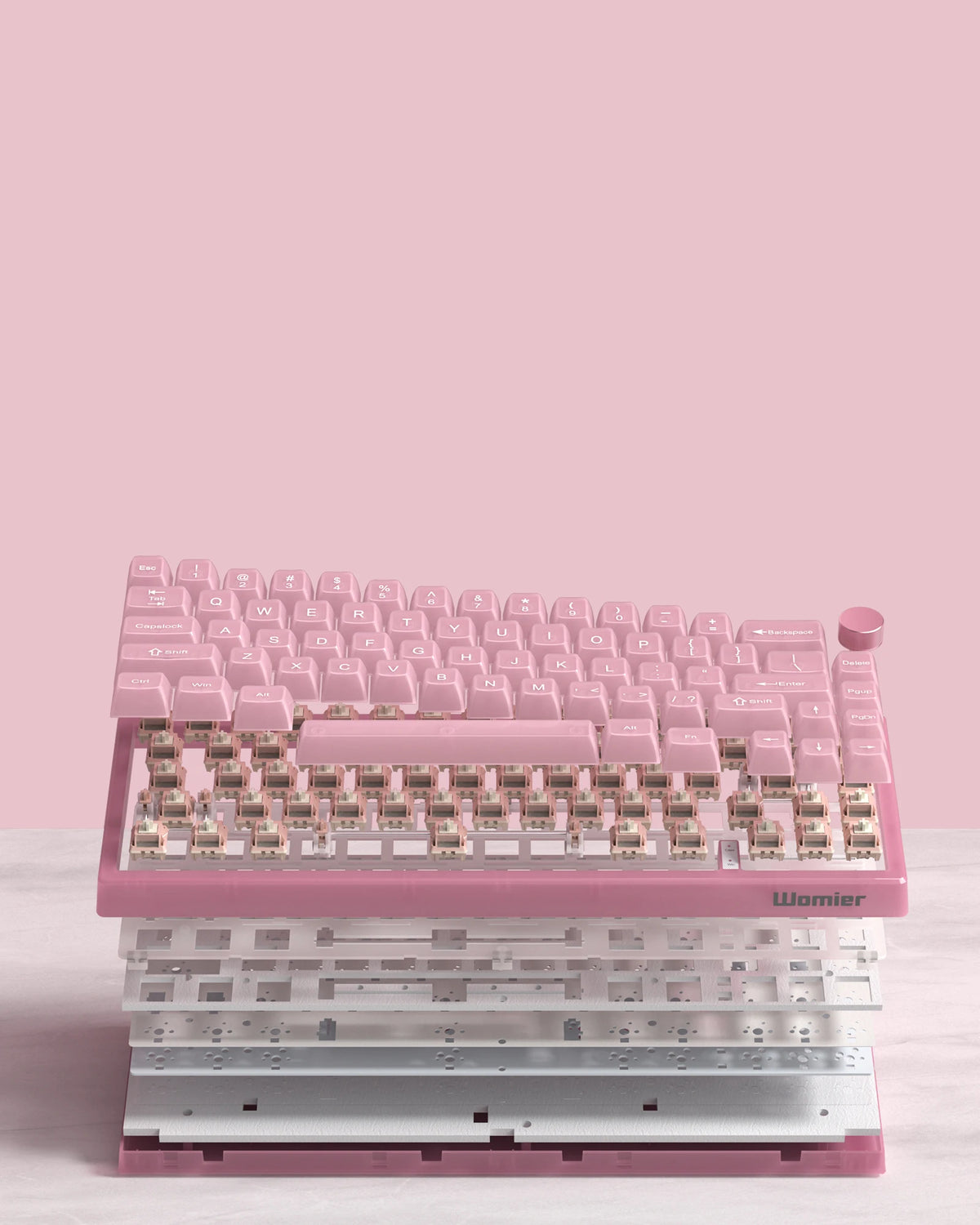 Womier VK66 PRO Gasket Mount RGB Gaming Keyboard