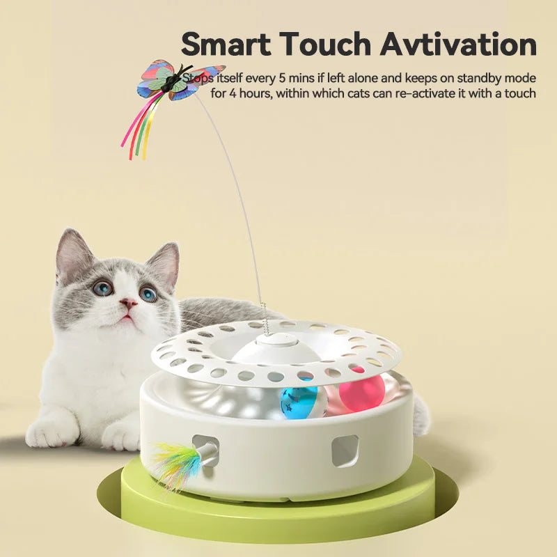 ROJECO Smart Touch Activation Cat Toy