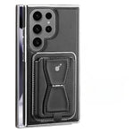 Drop-Proof Electroplate Leather Case for Samsung Galaxy S24 Series