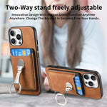 Detachable MagSafe Leather Wallet Case for iPhone 15 Series