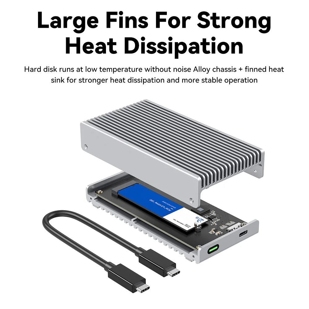 Colorii M.2 NVMe USB 4.0 SSD Enclosure