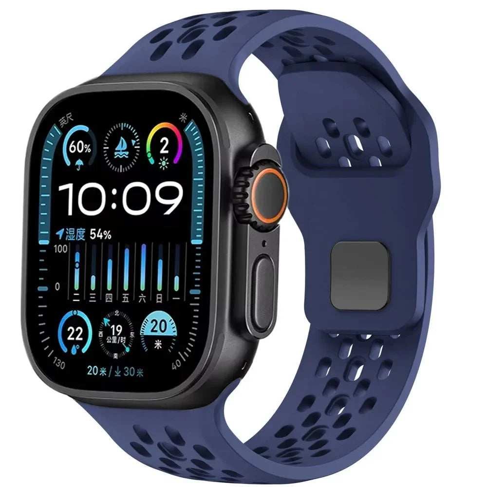 Breathable Silicone Strap for Apple Watch
