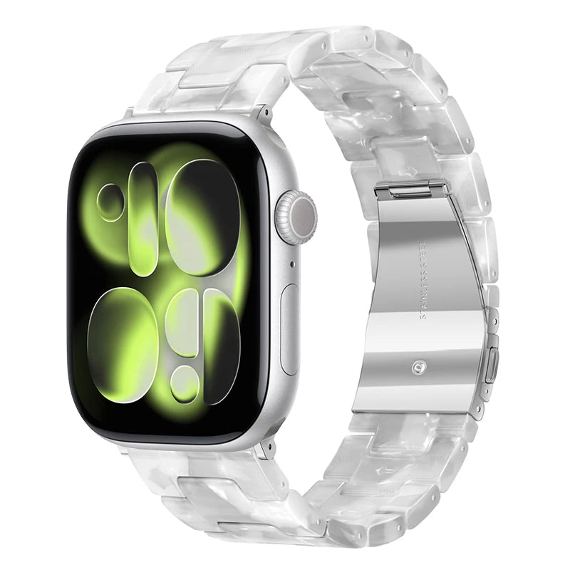 Glossy Resin Link Strap for Apple Watch