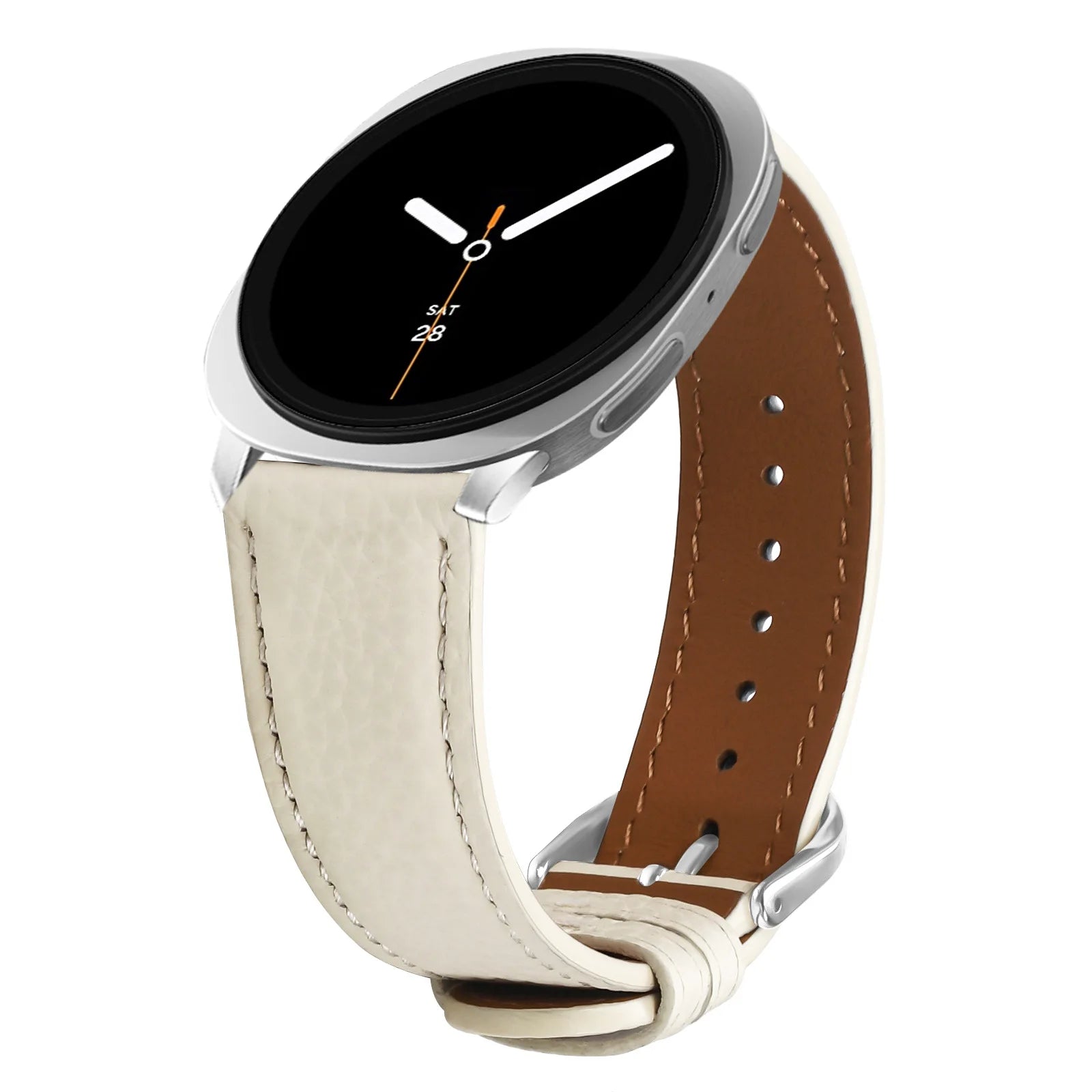 Premium Leather Replacement Band for Samsung Galaxy Watch 8 &  Galaxy Watch 8 Classic