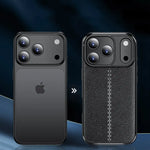 Shockproof Leather & TPU Phone Case for iPhone 17 Series