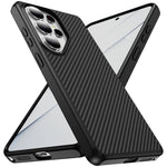 Drop Protection Matte Carbon Fiber Cover for Samsung Galaxy S26 Series