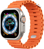 Soft-Touch Ocean Silicone Sport Band for Apple Watch