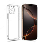 Flexible Transparent TPU Silicone Case for iPhone 16 Series