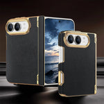 Shockproof Hinge-Reinforced Foldable Case with Lens Protection for iPhone Duo