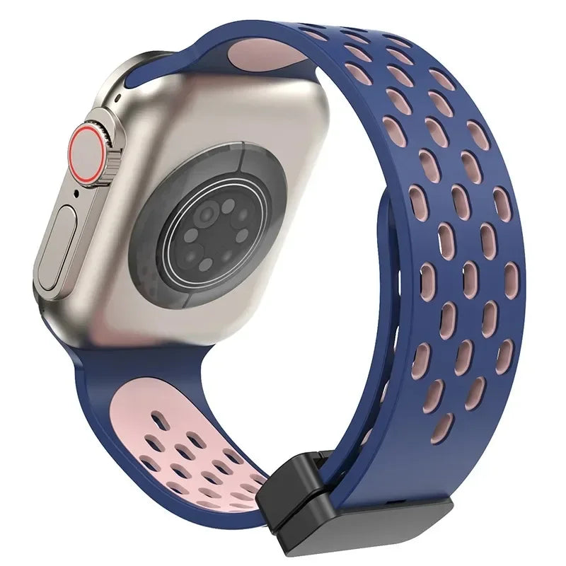Flexible Silicone Magnetic Strap for Apple Watch