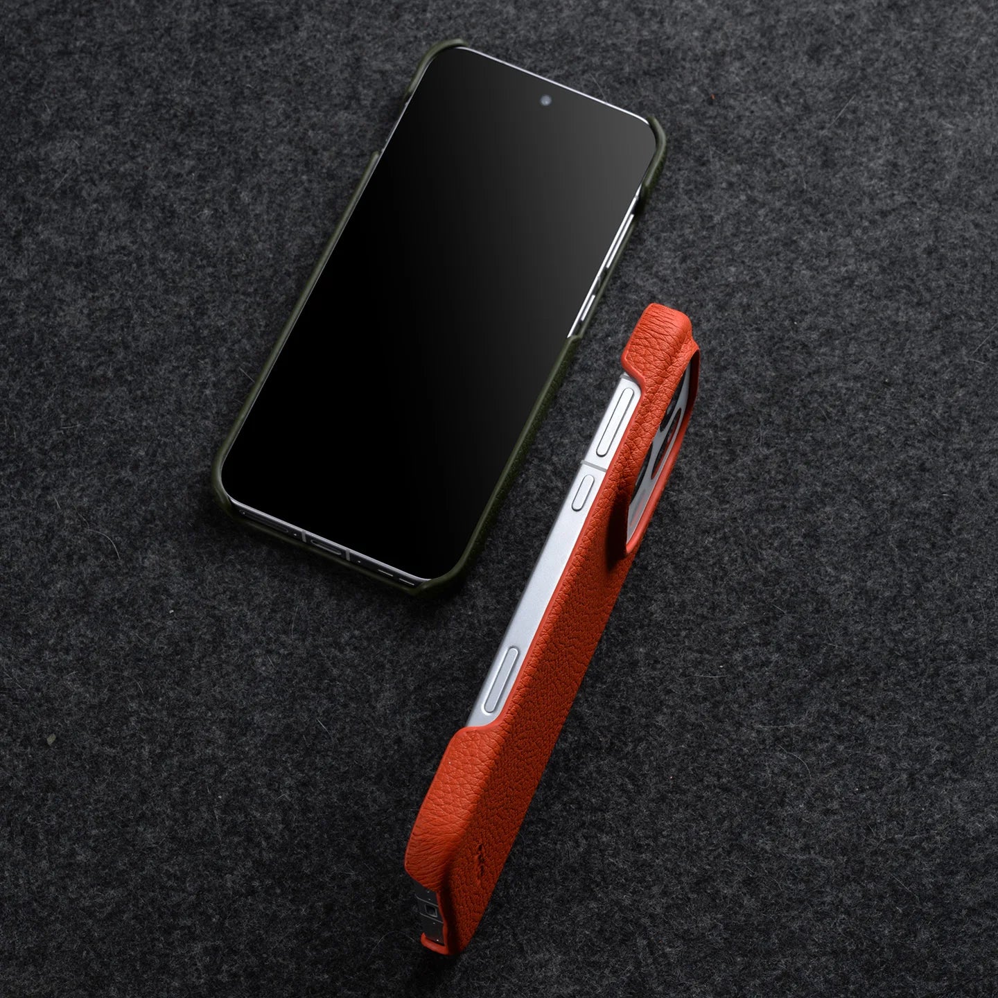 Premium Genuine Leather Case for OPPO Find X9 / X9 Pro