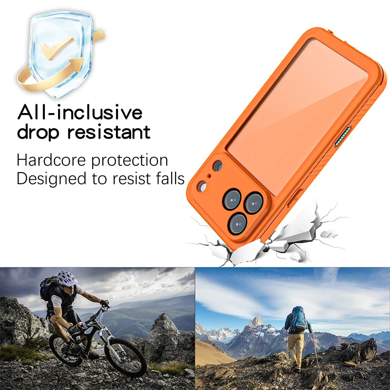 Heavy Duty IP68 Waterproof Diving Case for iPhone 17 Series