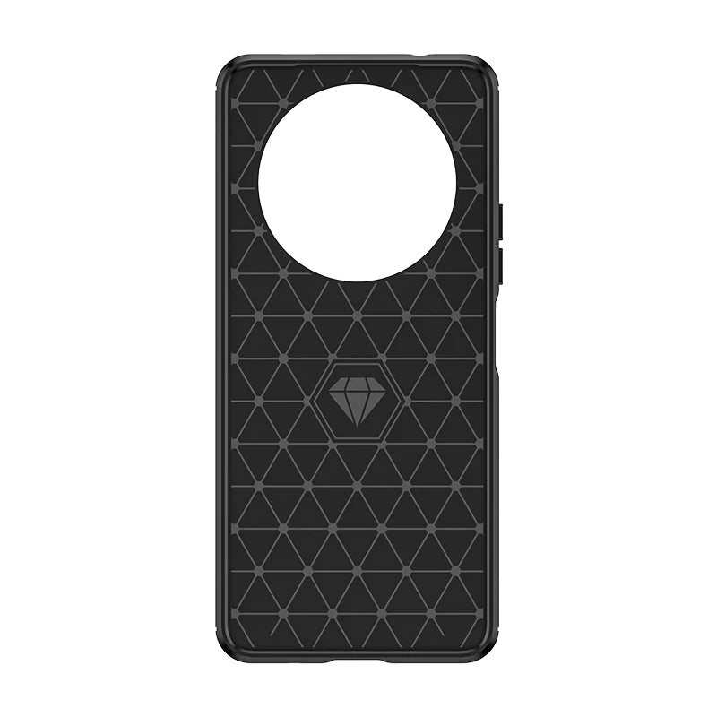 Carbon Fiber Silicone Rubber TPU Case for Xiaomi Redmi A3X Series