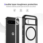 Military-Grade Protective Magnetic Case with Foldable Stand for Google Pixel 9 Series
