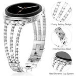 316L Stainless Steel Bracelet with One-Click Jewelry Clasp for Samsung Galaxy Watch 9