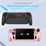 Silicone Protective Case for ASUS ROG Ally X with Rocker Caps