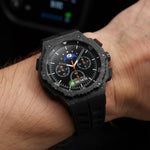 Carbon Case Mod Kit With Fluororubber Strap for Samsung Galaxy Watch & Galaxy Watch 8 Classic
