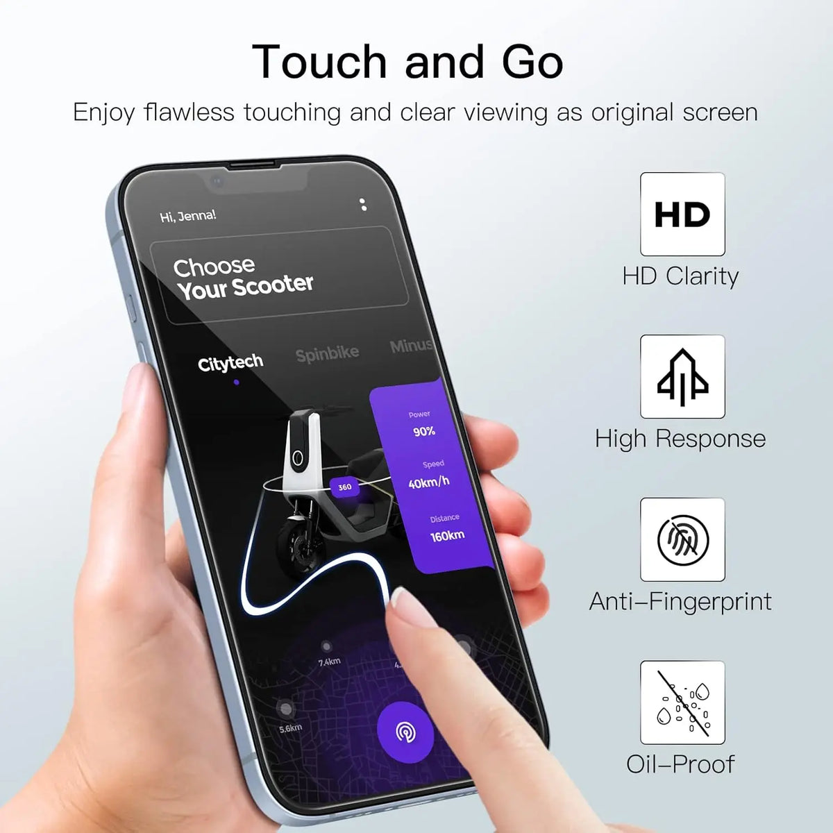3-Pack 9H Tempered Glass Screen Protectors for iPhone 16e