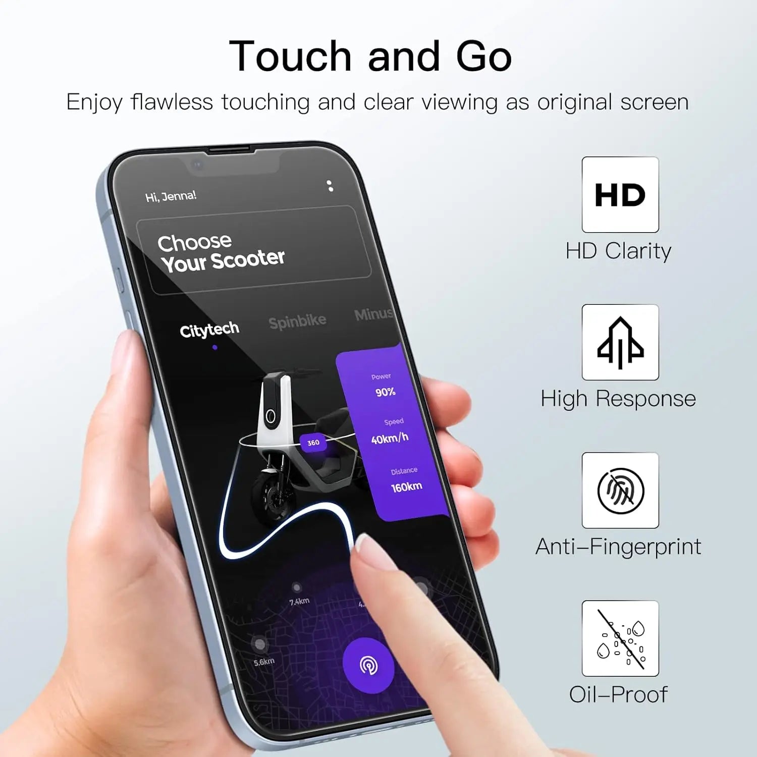 3-Pack 9H Tempered Glass Screen Protectors for iPhone 16e