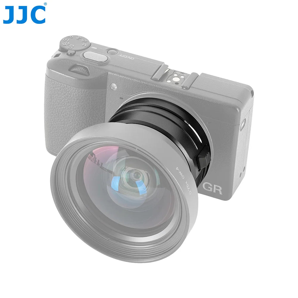 JJC Push-Button Lens Adapter for Ricoh GR III HDF