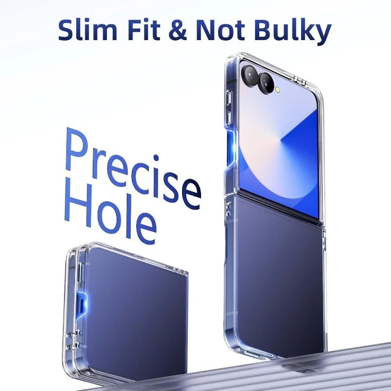 Shockproof Clear PC Case for Samsung Galaxy Z Flip 7