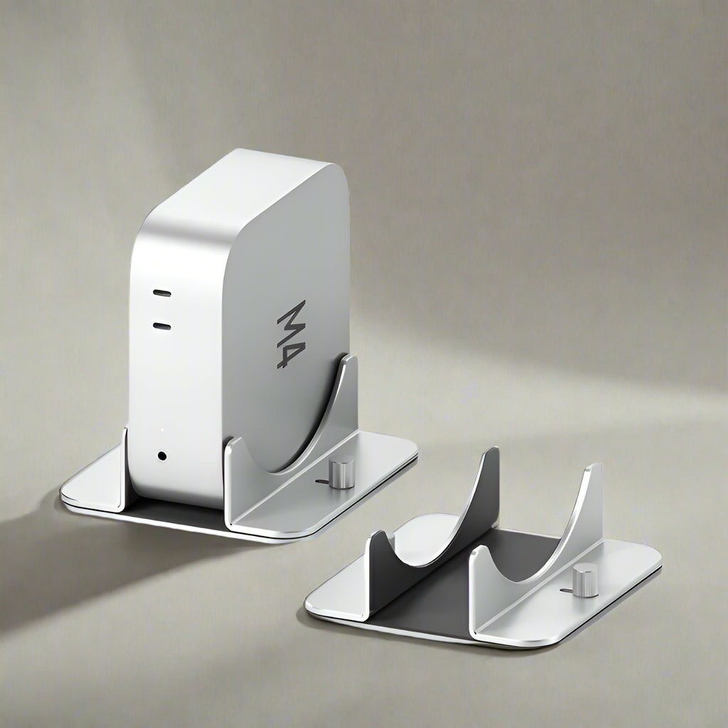 Aluminum Alloy Vertical Stand for Mac Mini M4/M4 Pro