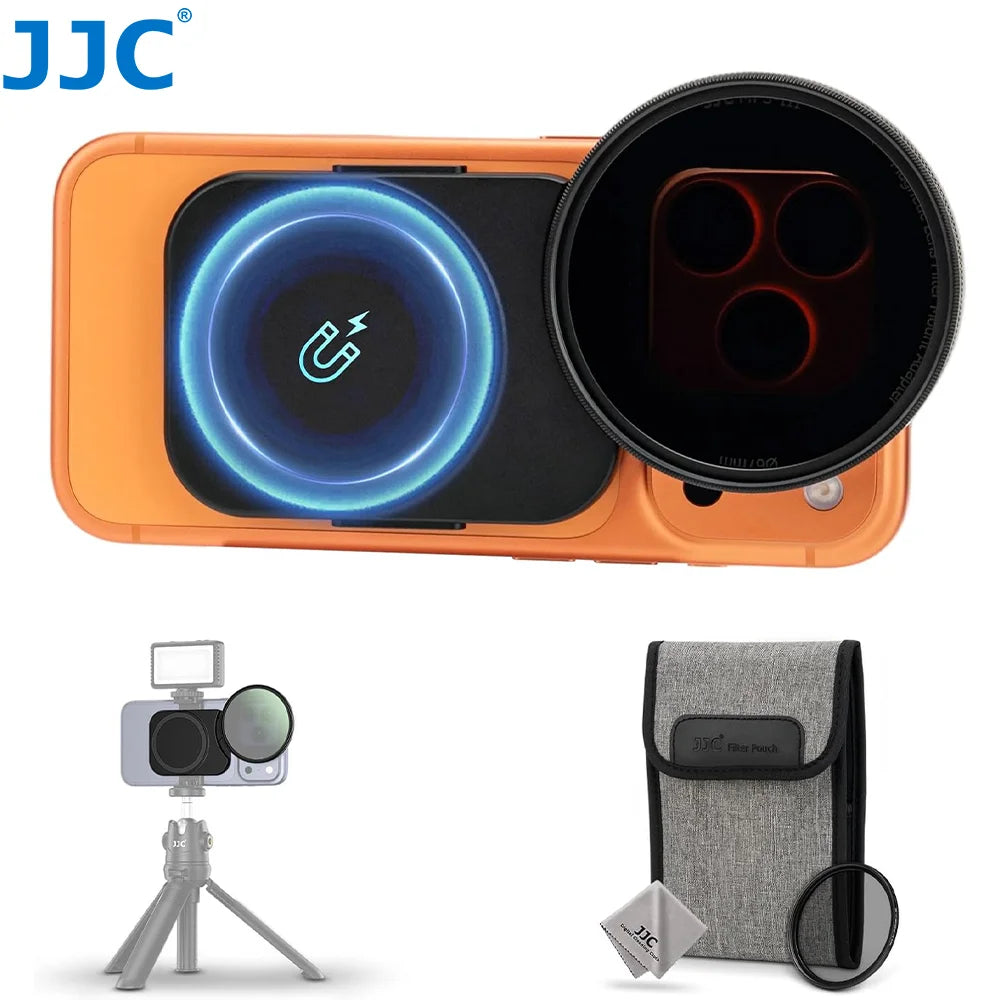 JJC 67mm Variable ND Filter Kit ND2–128 for iPhone