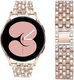 Luxury Stone-Embellished Metal Band for Samsung Galaxy Watch 6 & Galaxy Watch 6 Classic