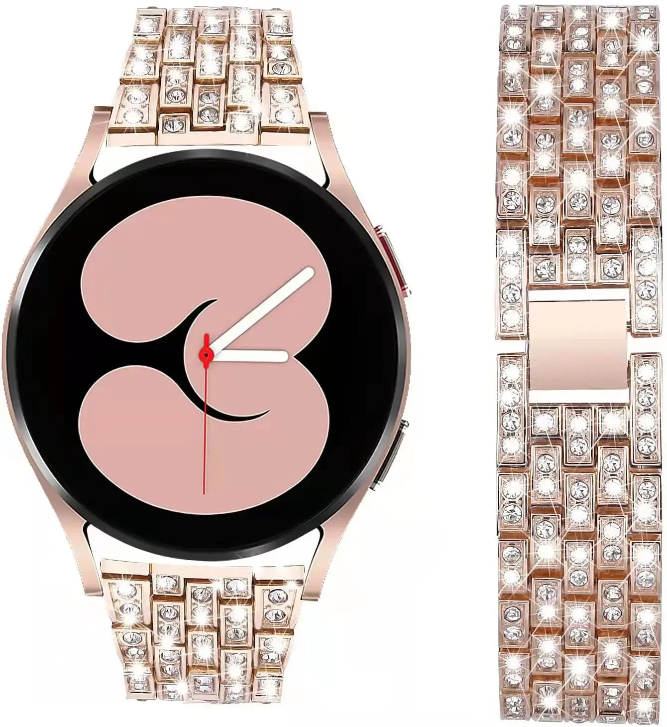 Luxury Stone-Embellished Metal Band for Samsung Galaxy Watch 6 & Galaxy Watch 6 Classic