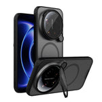 Xiaomi 17 Ultra Magnetic Protective Case with Lens Cover and Stand