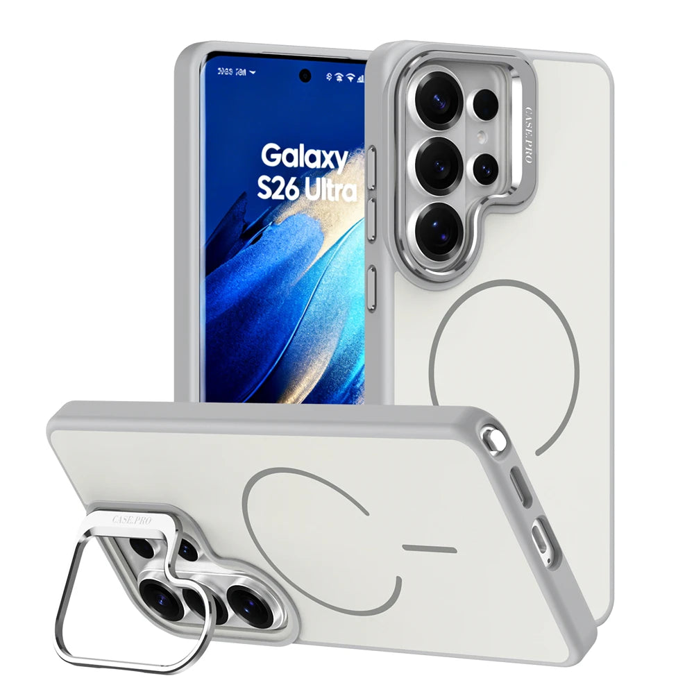 Shockproof Magnetic Case  with Lens Bracket for Samsung Galaxy S26 Series