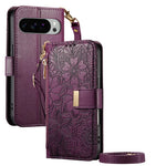 Crossbody Leather Wallet Case for Google Pixel 9 Series